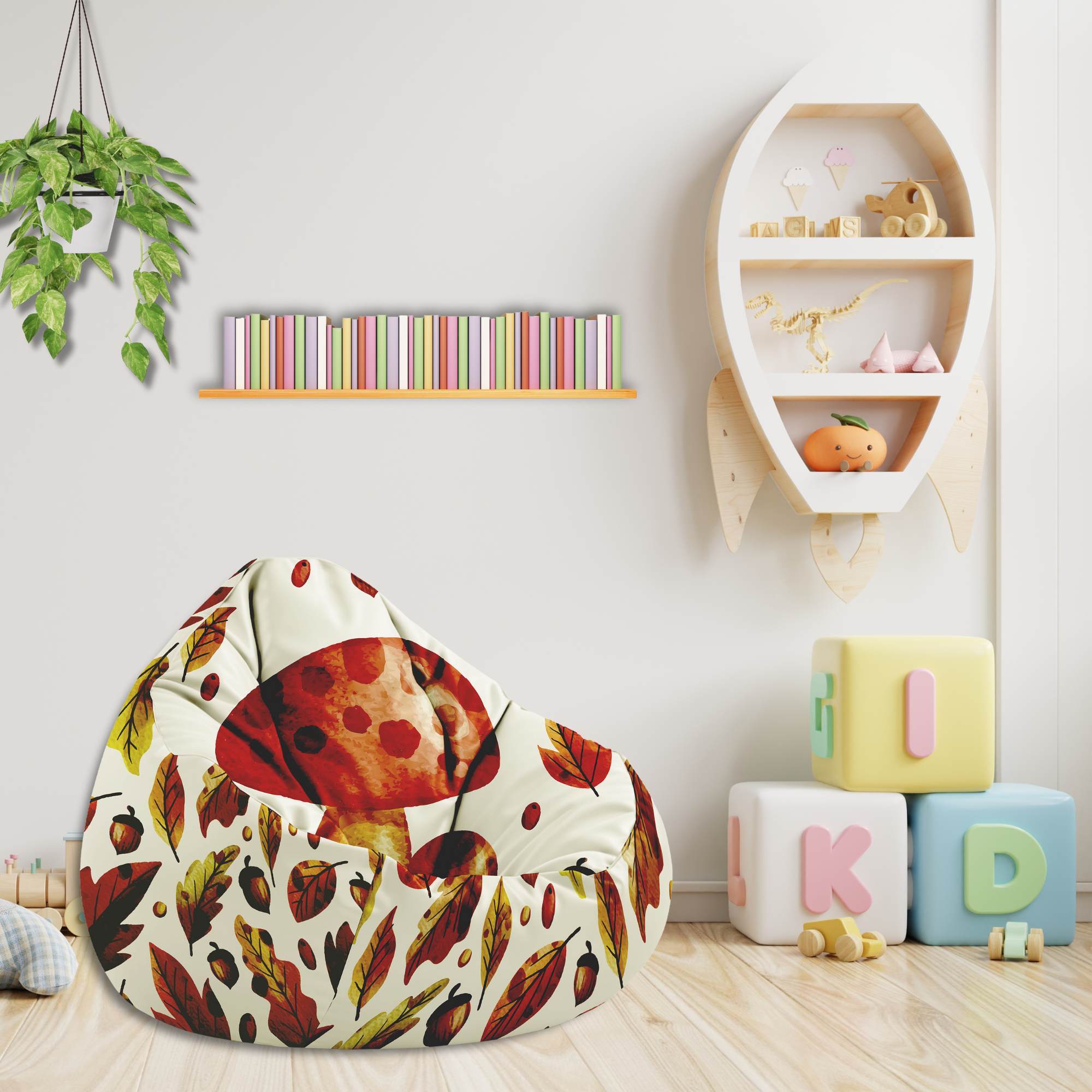Puf Paradise Small Mushrooms-M