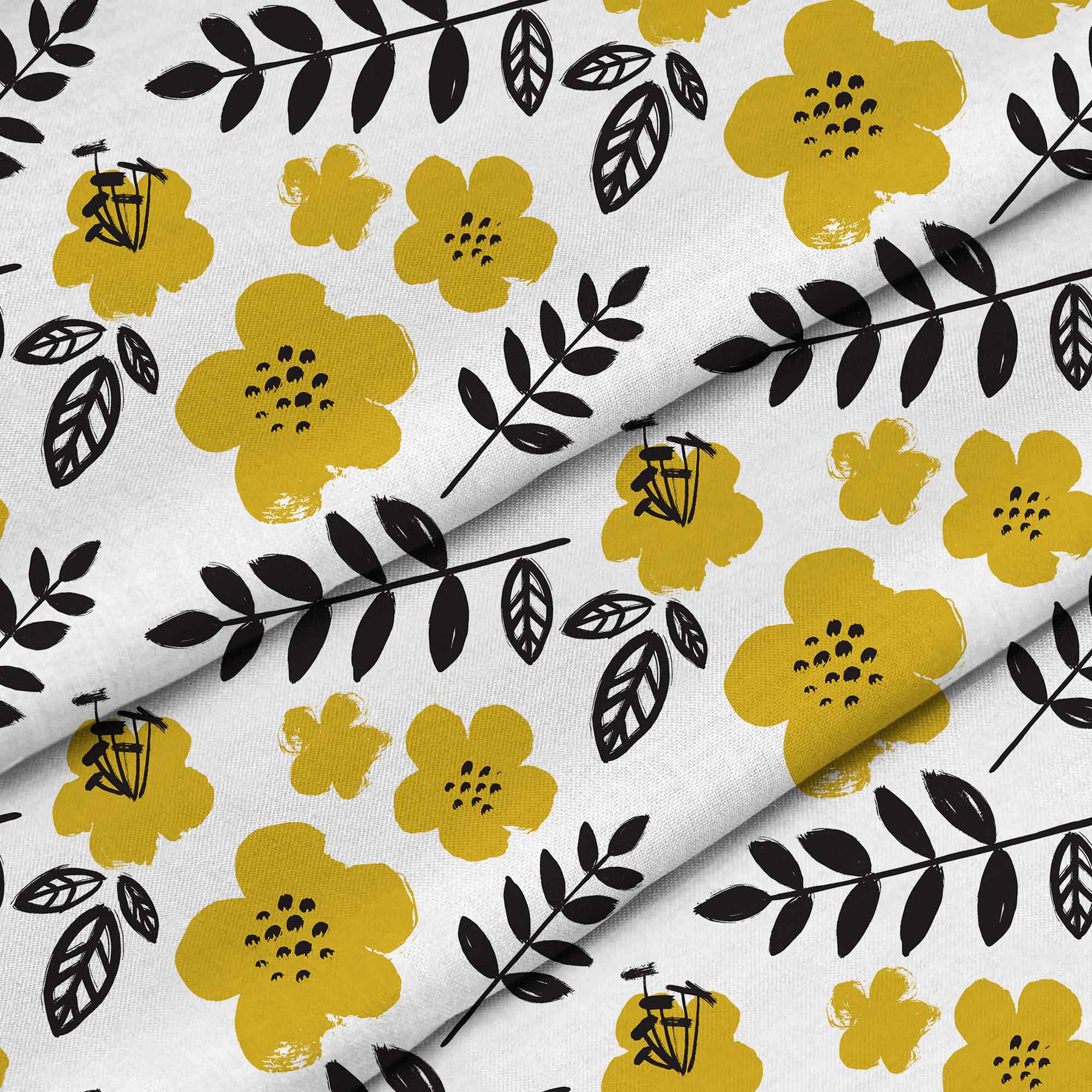 Gemalte gelbe Blume-Oxford