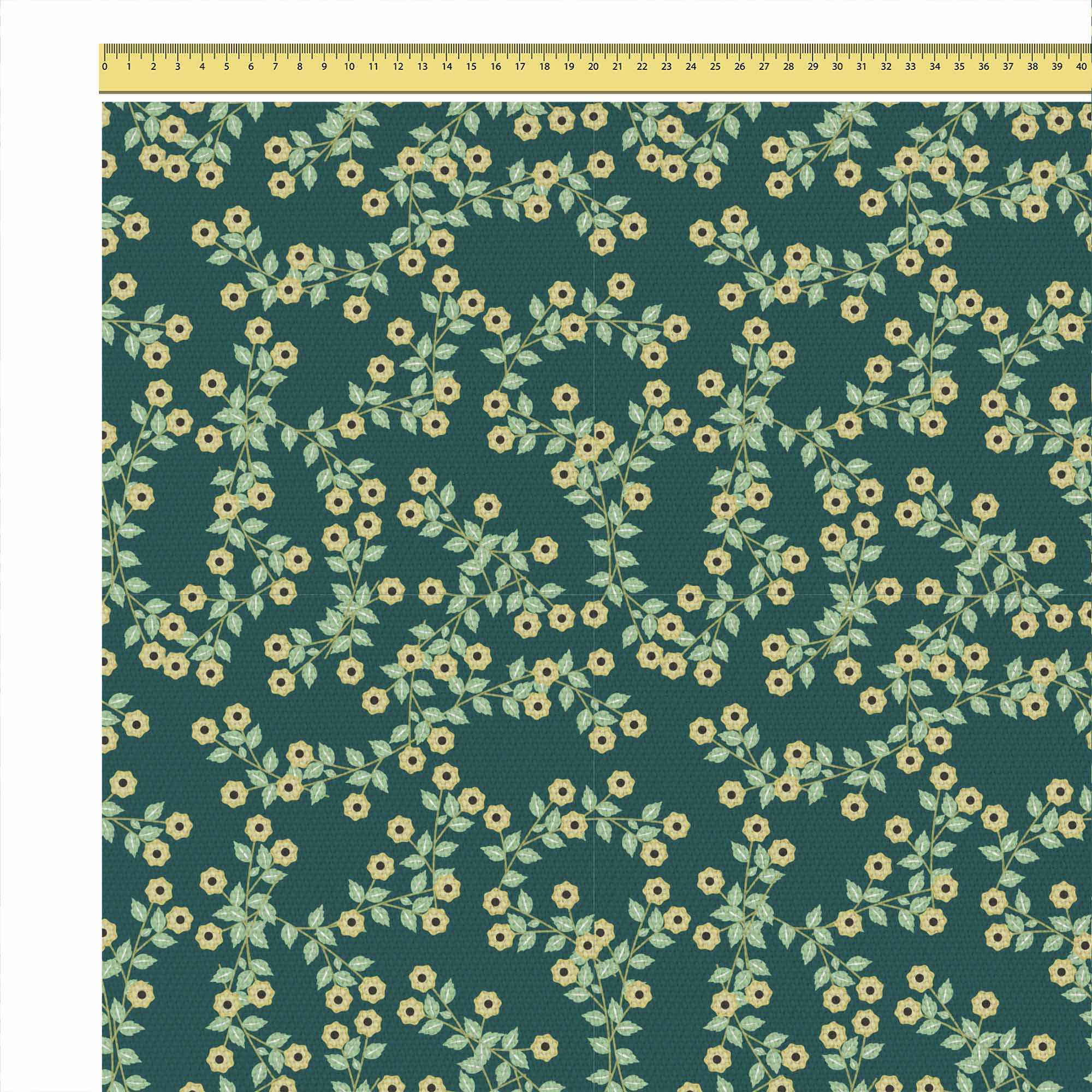 Winzige Blumen-Tischdeckenstoff