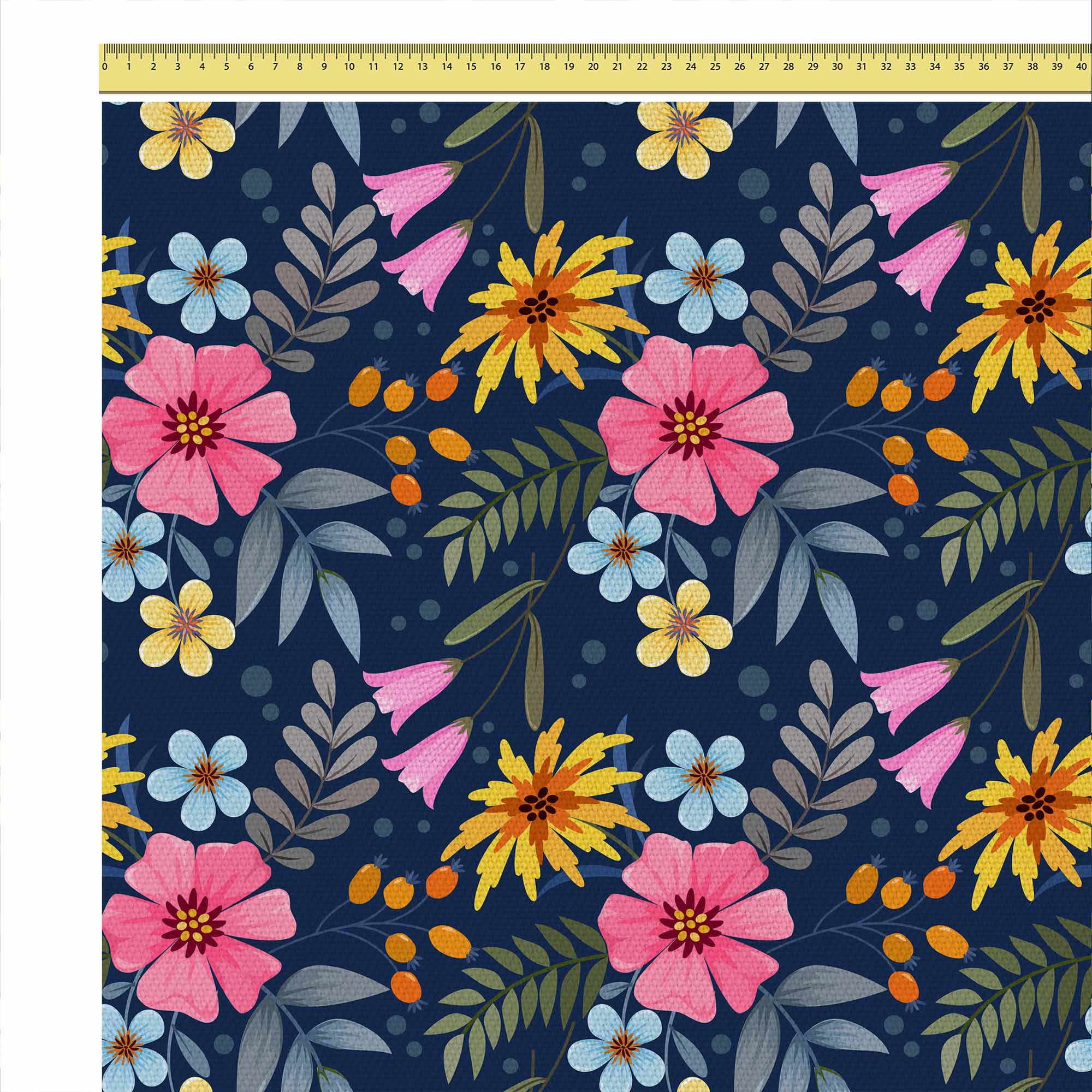 Spring Flowers-Tablecloth Fabric
