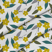 Lemon Flowers-Flat Microfiber
