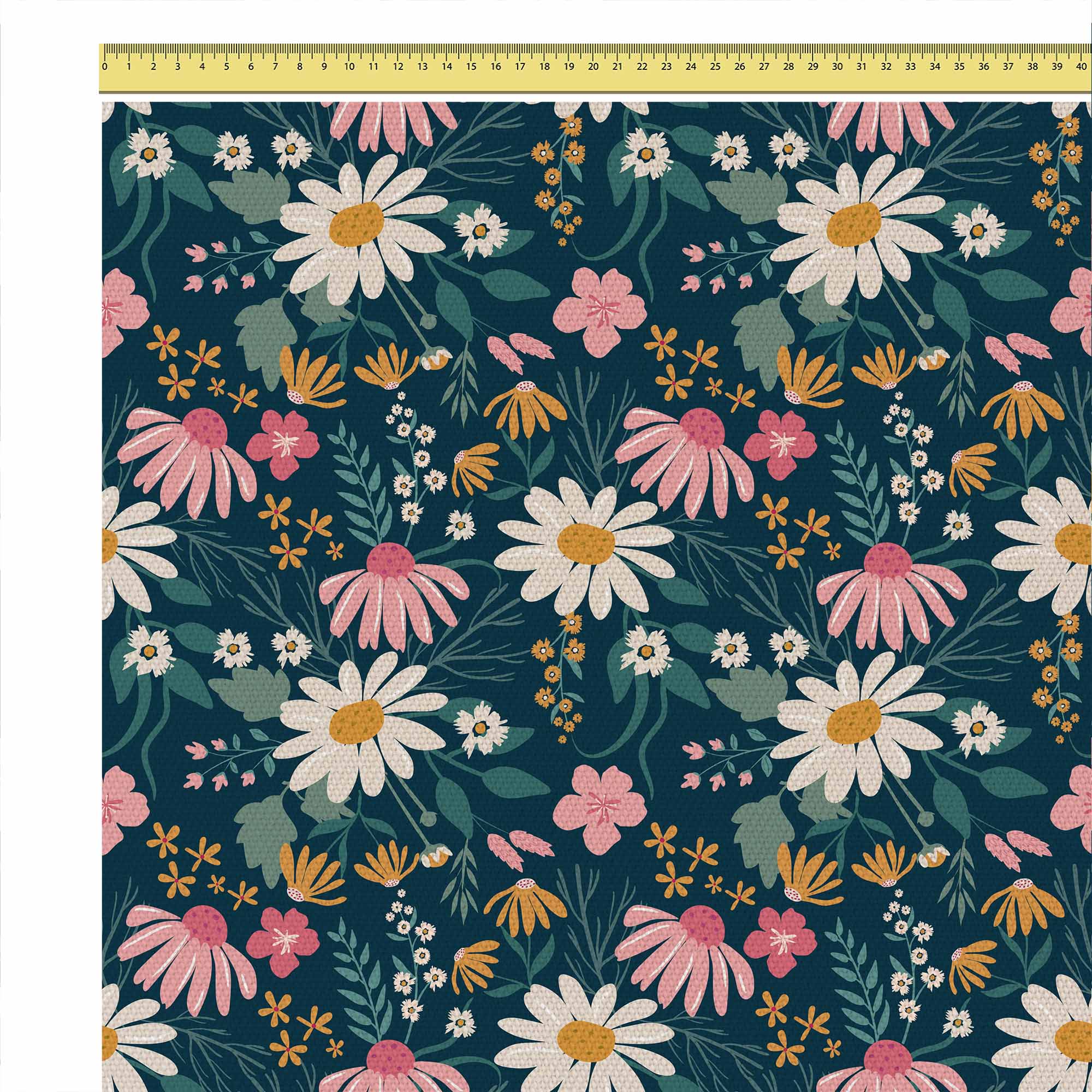 Daisy Meadow-Mikrofibra Płaska