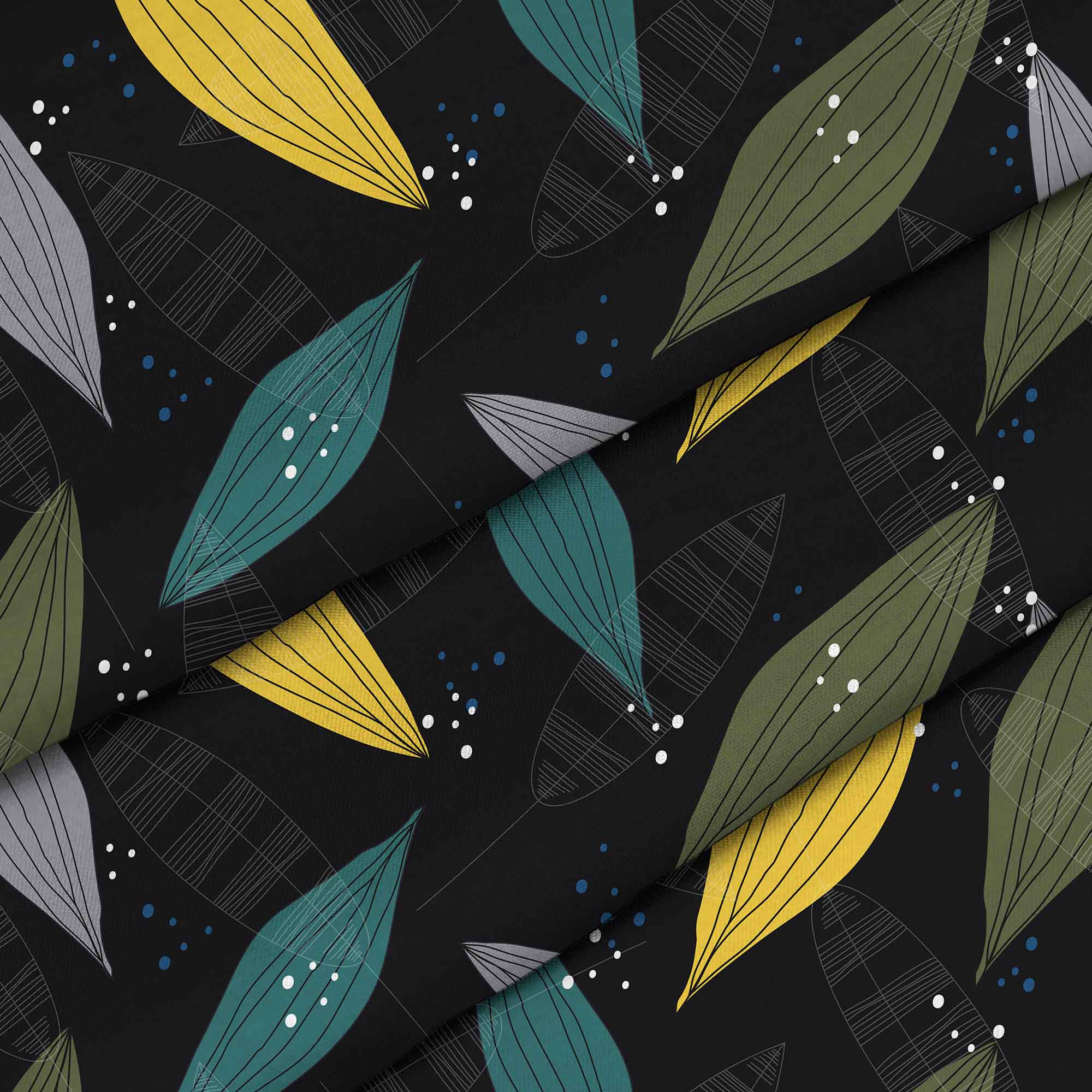 Simple Scandi Pattern-Tkanina Obrusowa