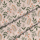 Botanical Beige Pattern-Mikrofibra Płaska