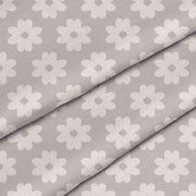 Daisies on Grey-Tkanina Obrusowa