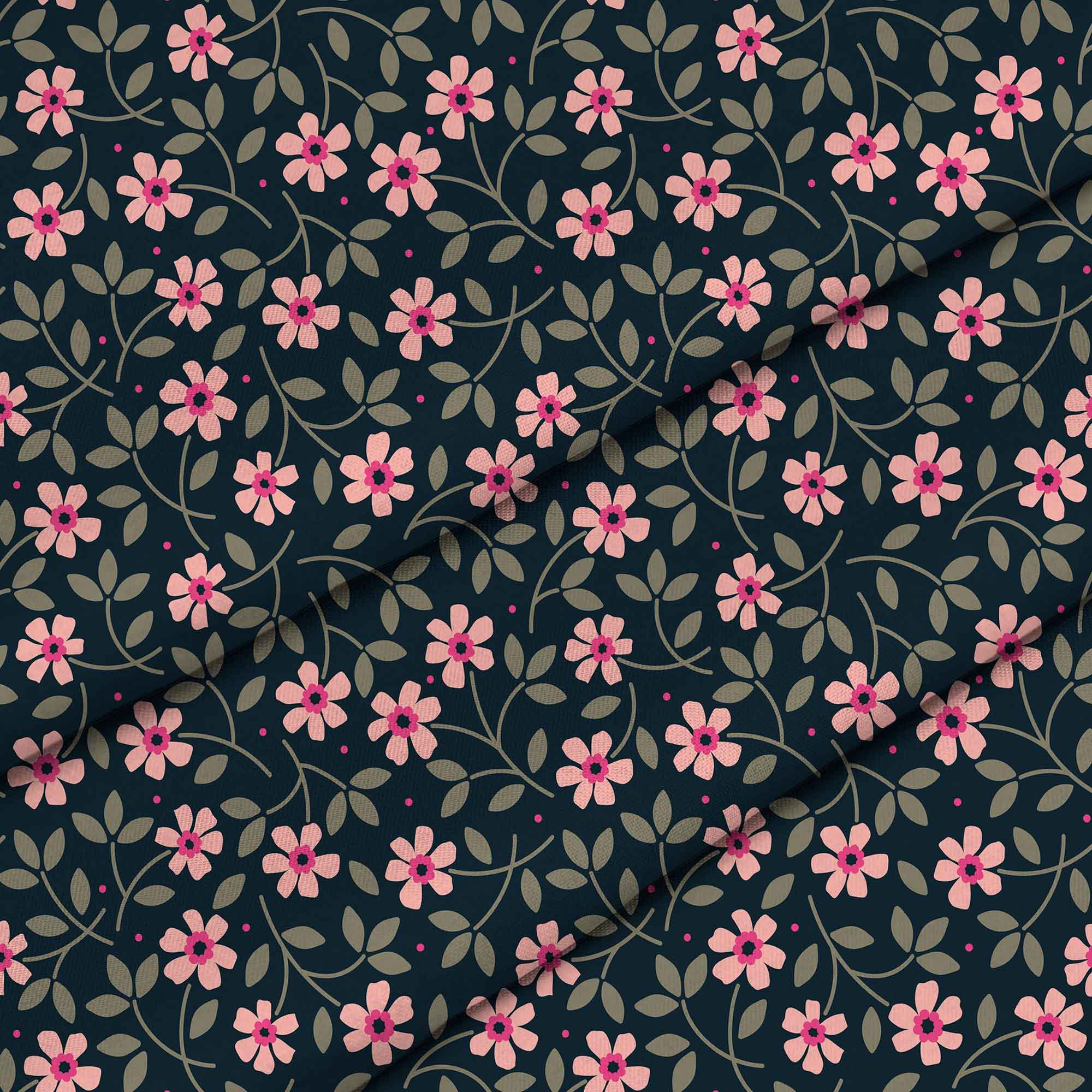 Romantic Flowers-Flat Microfiber