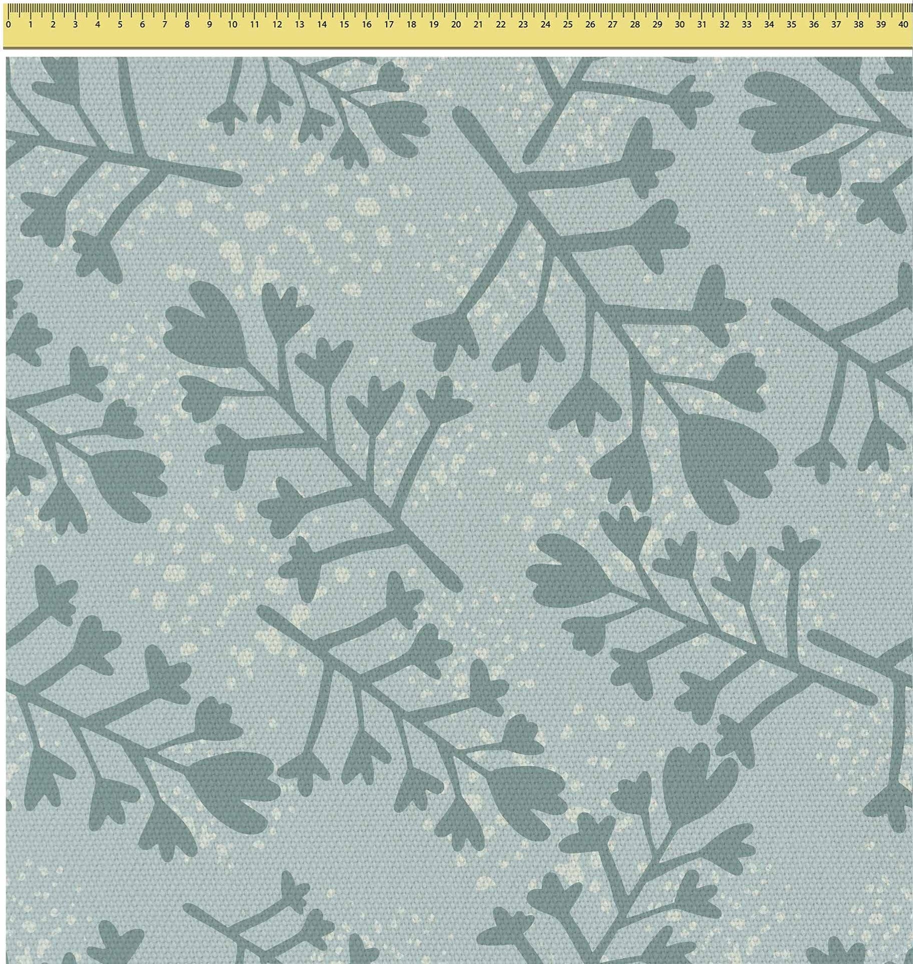 Flowers and Branches Pattern Oxford