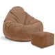 Puf Paradise z Podnóżkiem Brown Bear