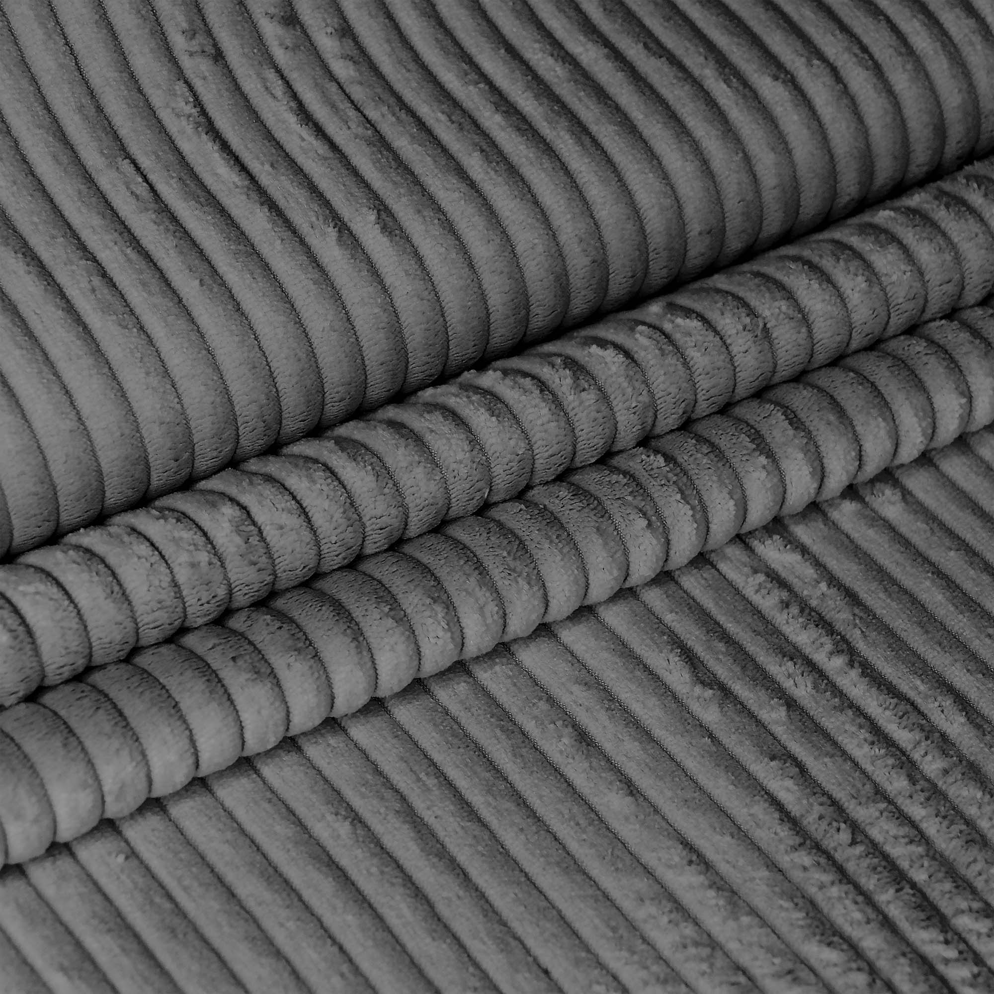Puf Paradise z Podnóżkiem Granite Gray-M