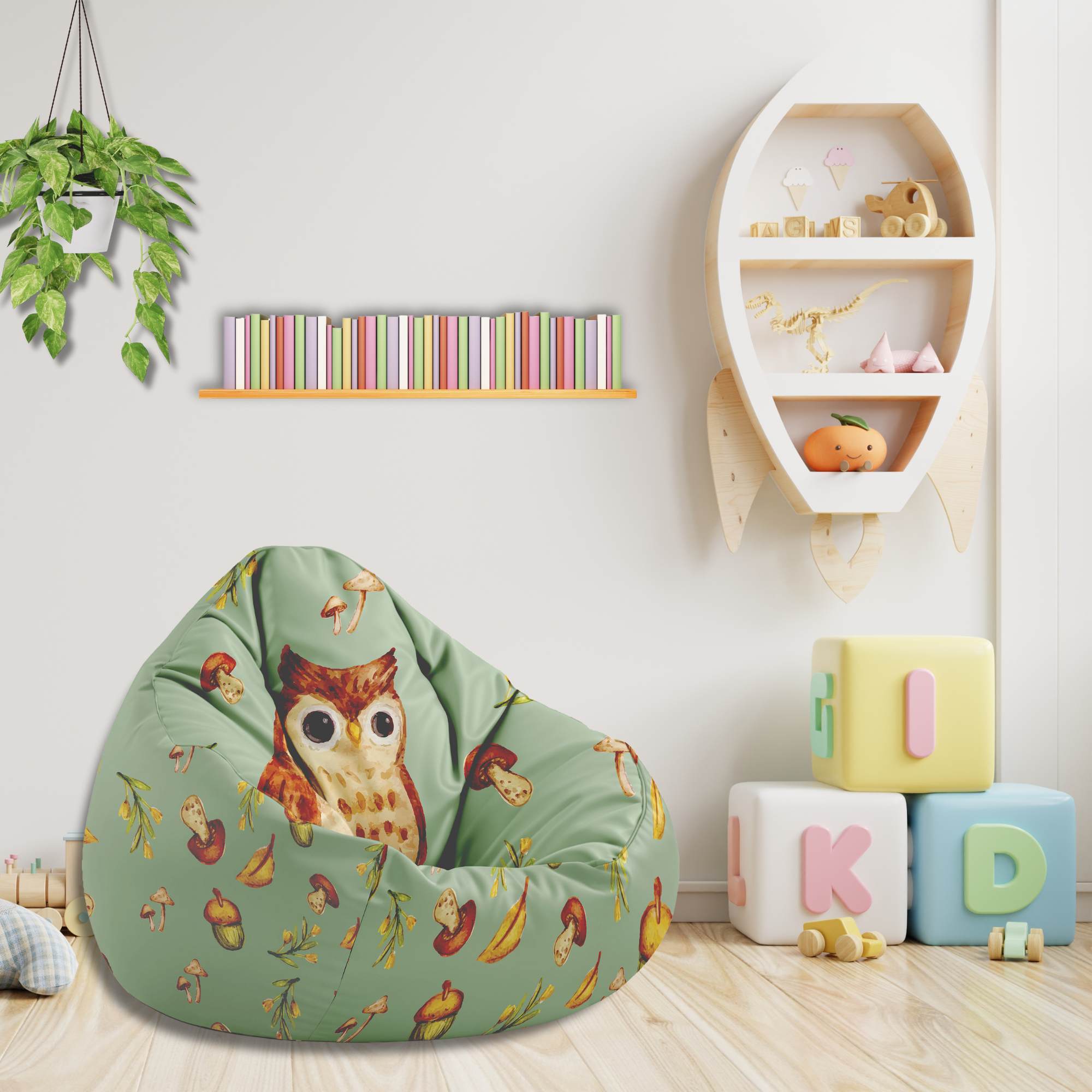 Puf Paradise Autumn Owl-S