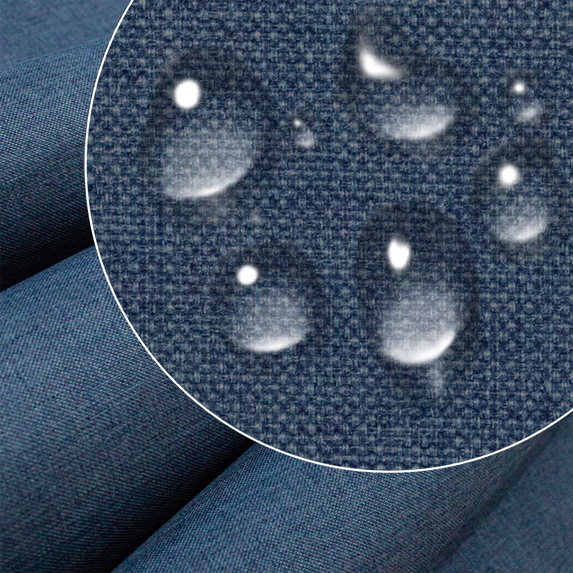 Dřevěné lehátko Imitace lnu Denim Dream-S