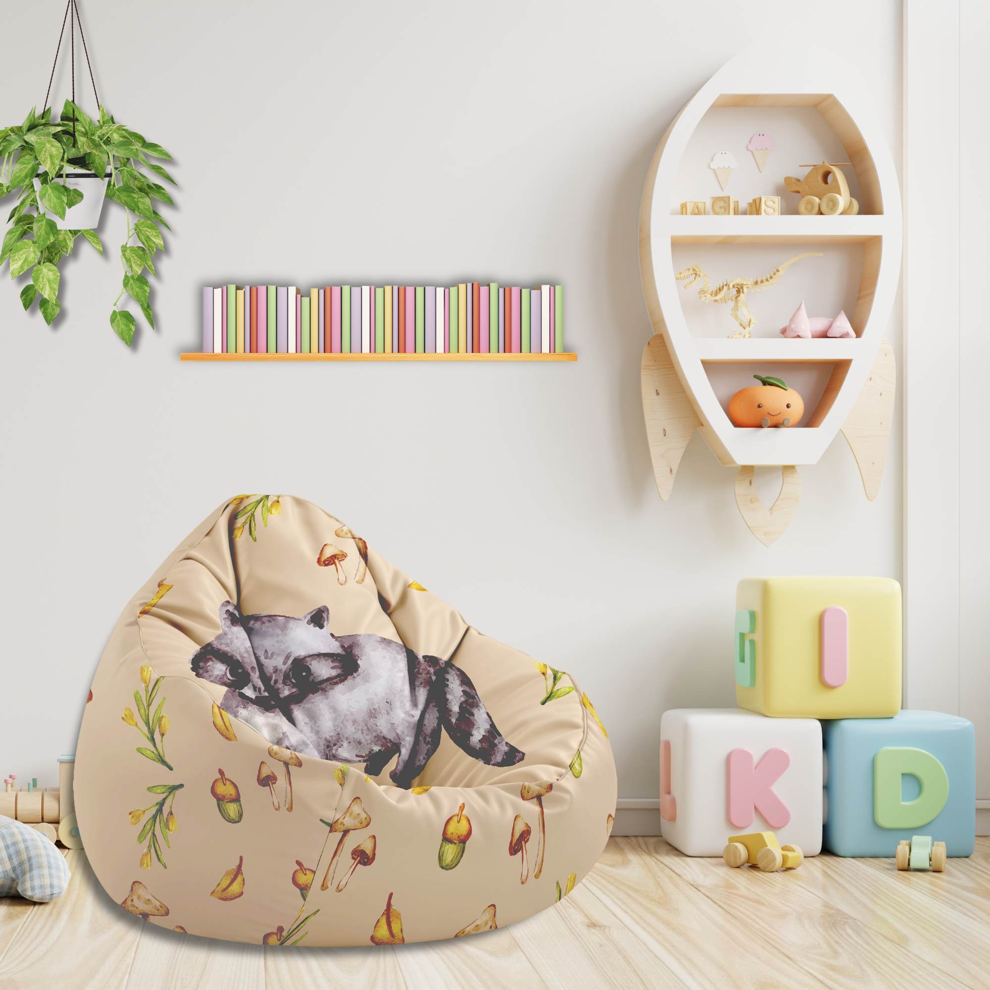 Puf Paradise Cute Raccoon-M
