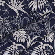 Dark Blue And White Exotic