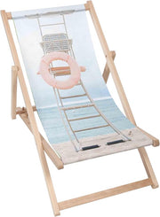 Leżak drewniany Vintage Lifeguard