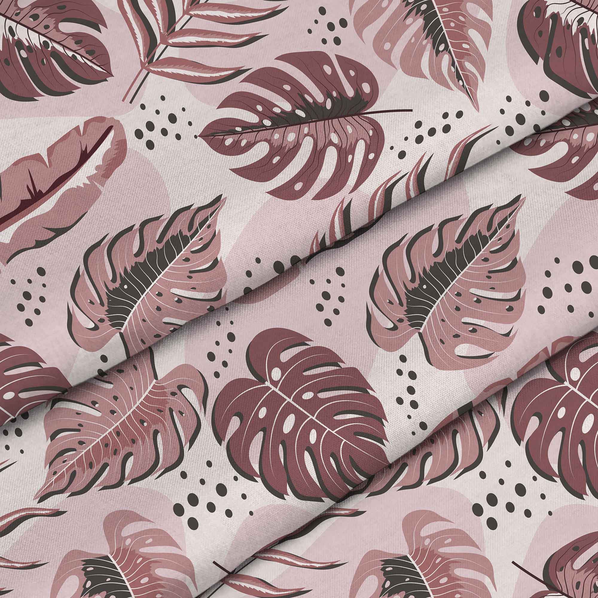 Pink Exotic Leaves-Oxford