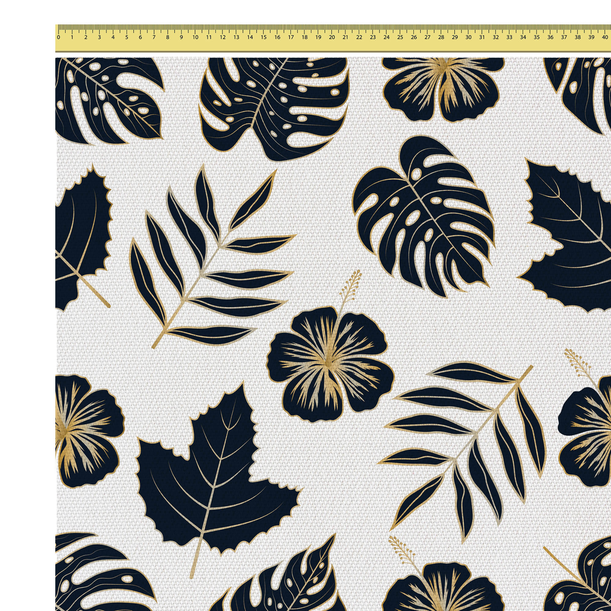 Black and Gold Leaves-Oxford
