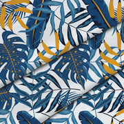 Blue Gold Leaves-Oxford