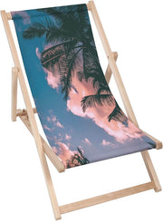 Leżak drewniany Under Palms Tree