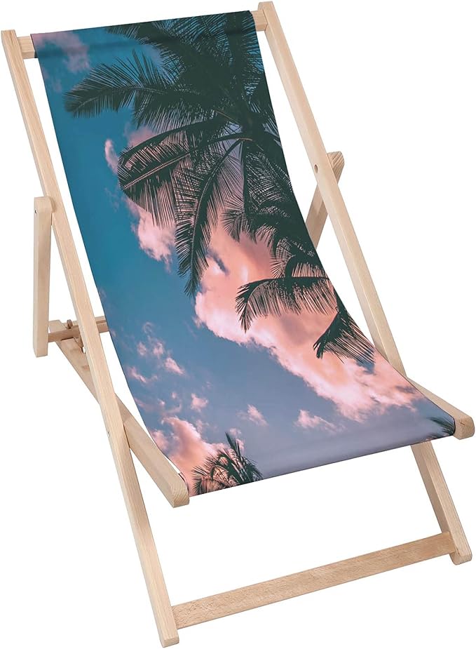 Leżak drewniany Under Palms Tree