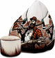 Puf Pearshape z podnóżkiem Lumberjack