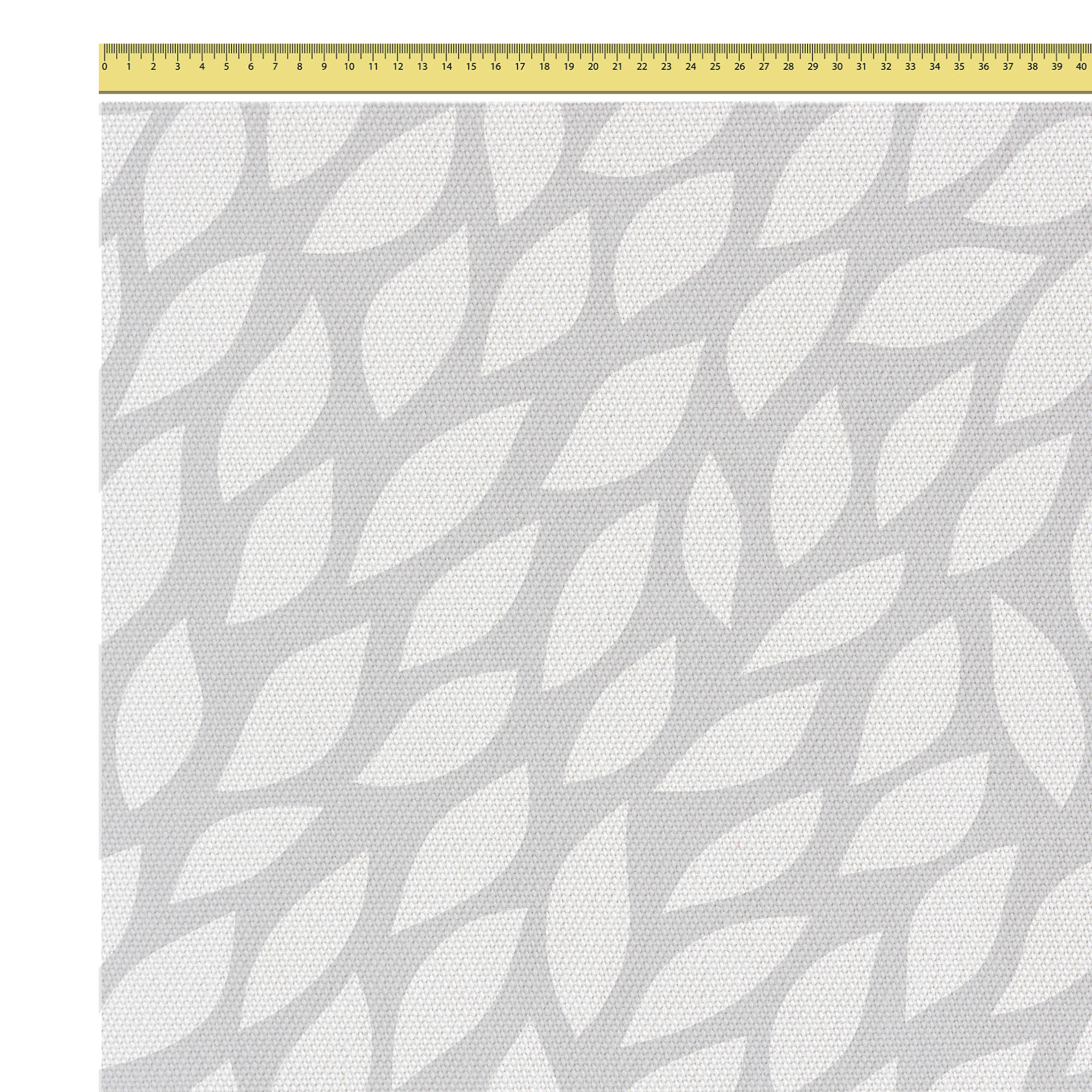 Gray Abstract Leaves-Velvet
