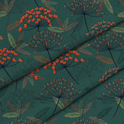 Orange Berries-Mikrofibra Płaska