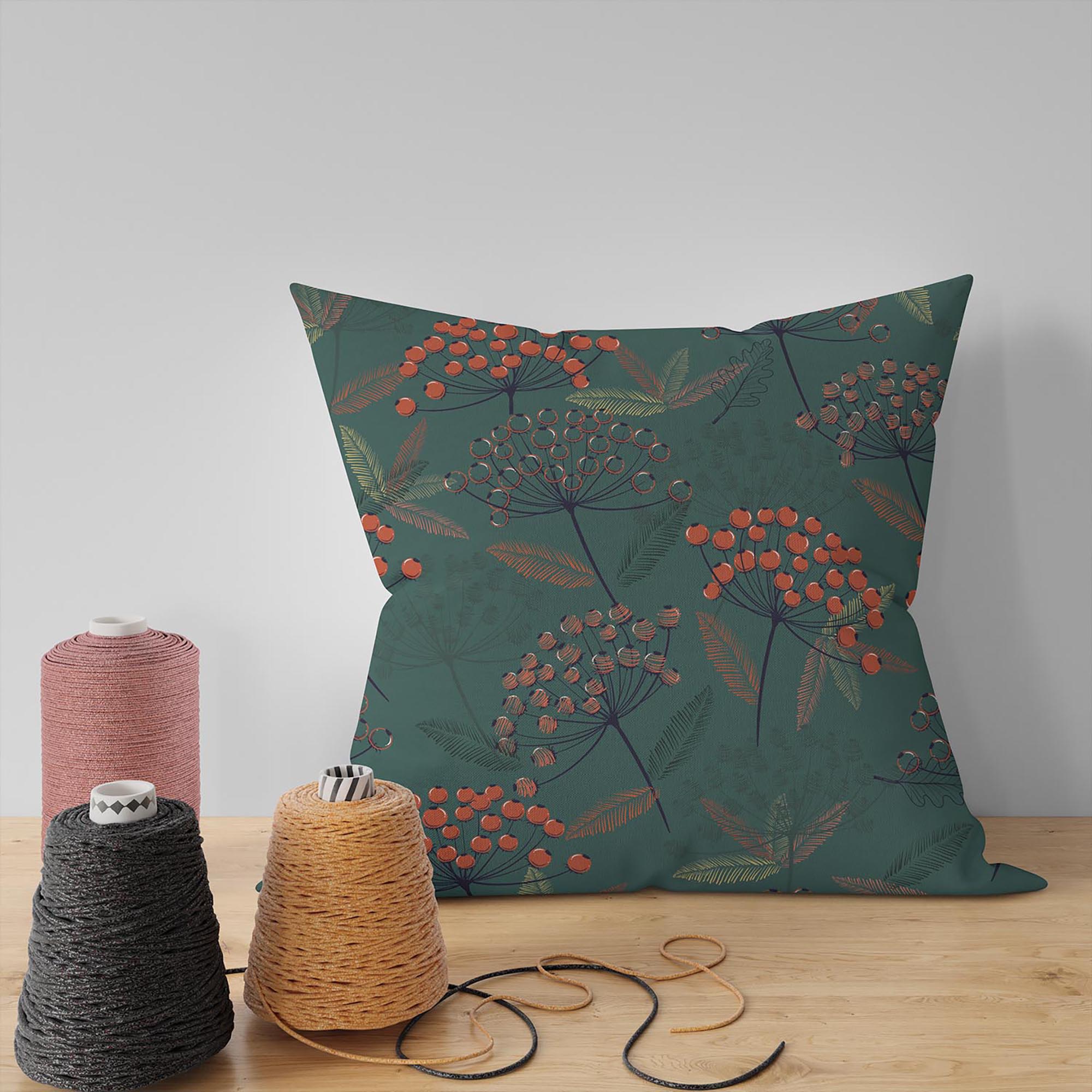 Orange Berries-Velvet