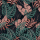 Tropical Dark Pink and Green Leaves-Panama