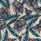 Tropical Beige Leaves-Oxford