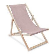 Holzliegestuhl Lincoln Silver Pink