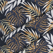 Golden Leaves-Tablecloth Fabric