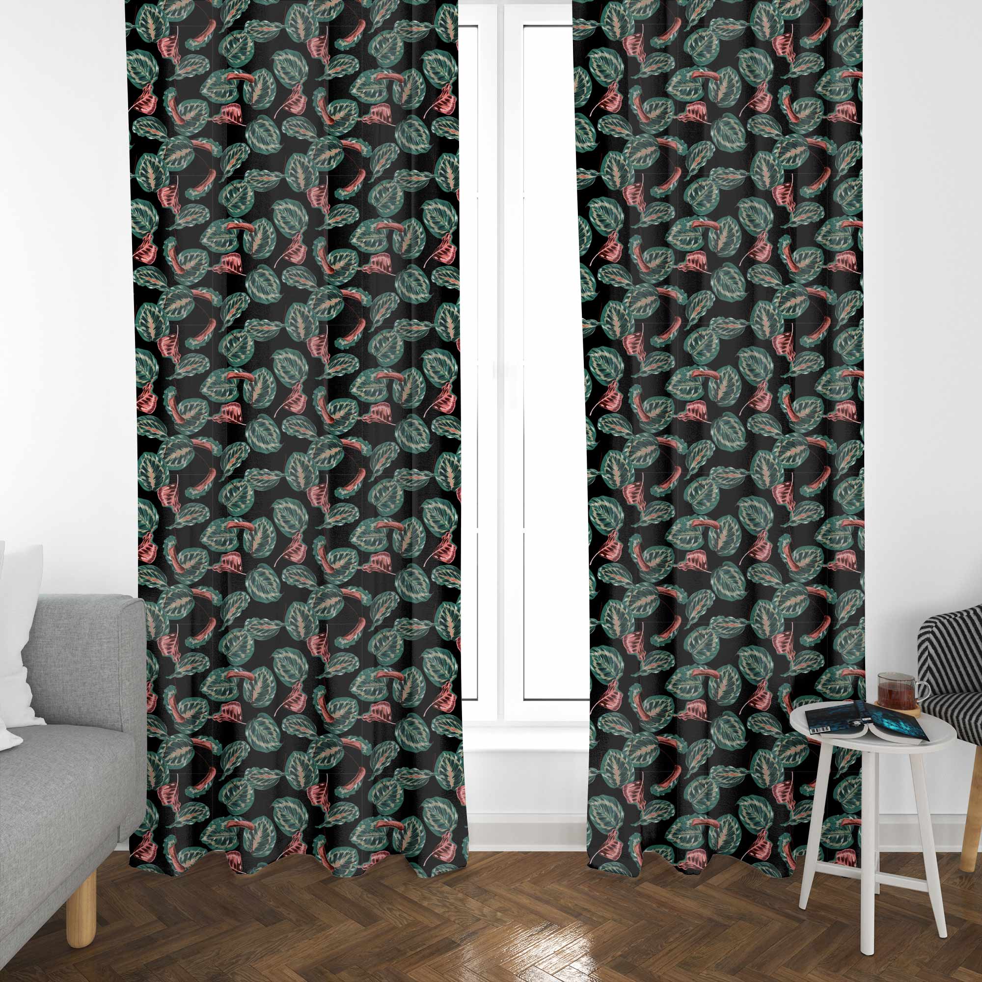 Červená tropická Maranta-Velvet