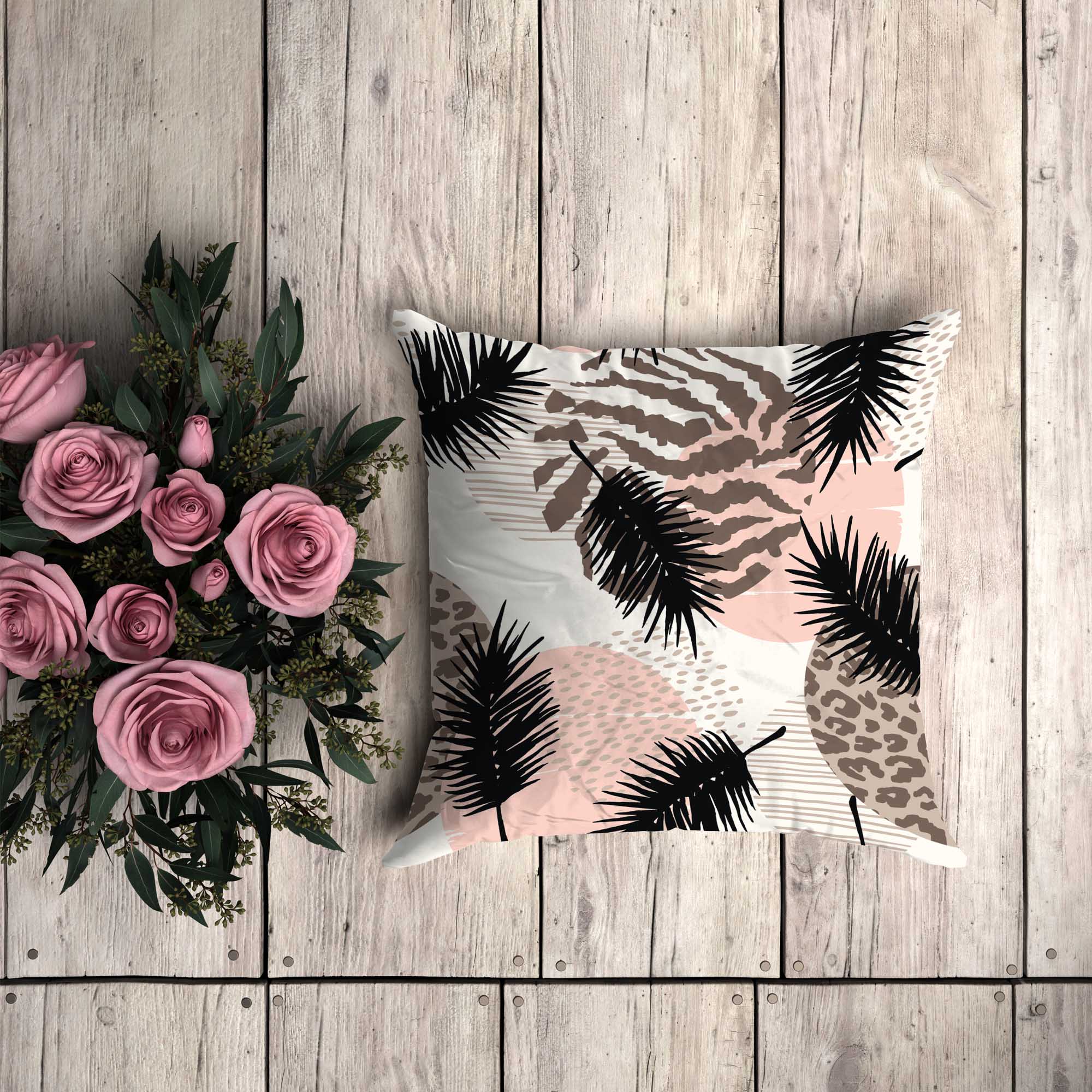 Animal and Tropical Geometric-Tkanina Obrusowa