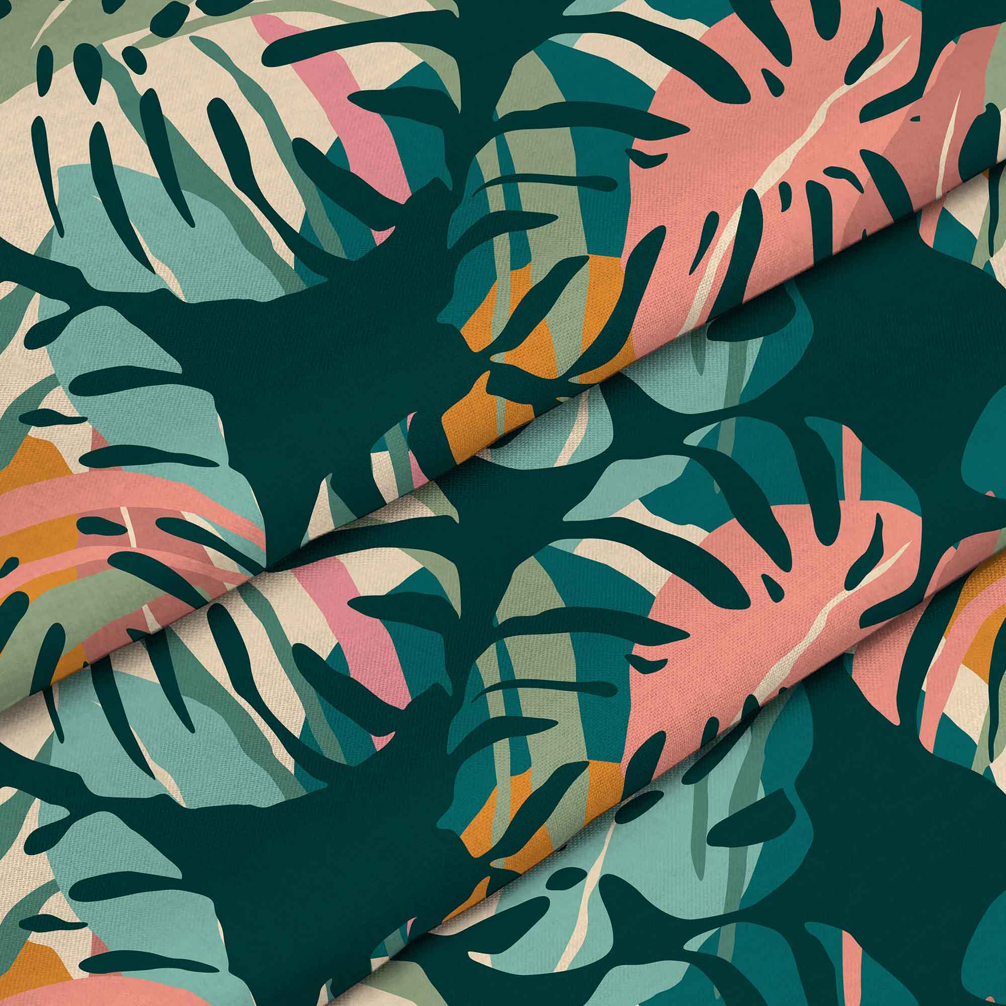 Tropical Abstract Leaves-Lincoln