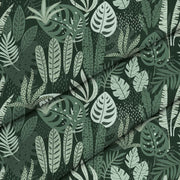 Tropische Grüne Blätter Palme-Tischdeckenstoff