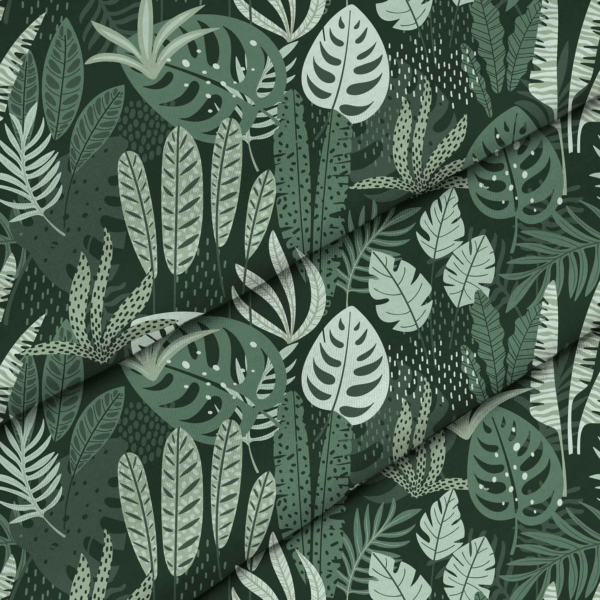 Tropical Green Leaves Palm-Lincoln