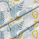Graues Blumenmuster-Oxford