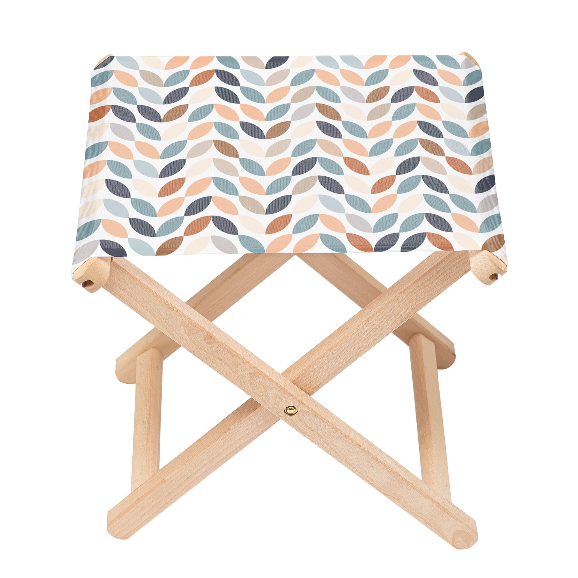 Krzesełko Retro White Leaves