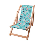 Wooden Deck Chair Ladybugs and Flowers-S