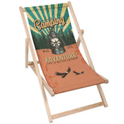 Holzliegestuhl Camping