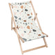 Holzliegestuhl Ecru Terrazzo-M
