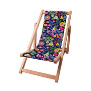 Dřevěné lehátko Exotic Floral-S