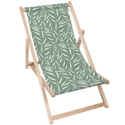 Leżak drewniany Abstract Brush Leaves-M