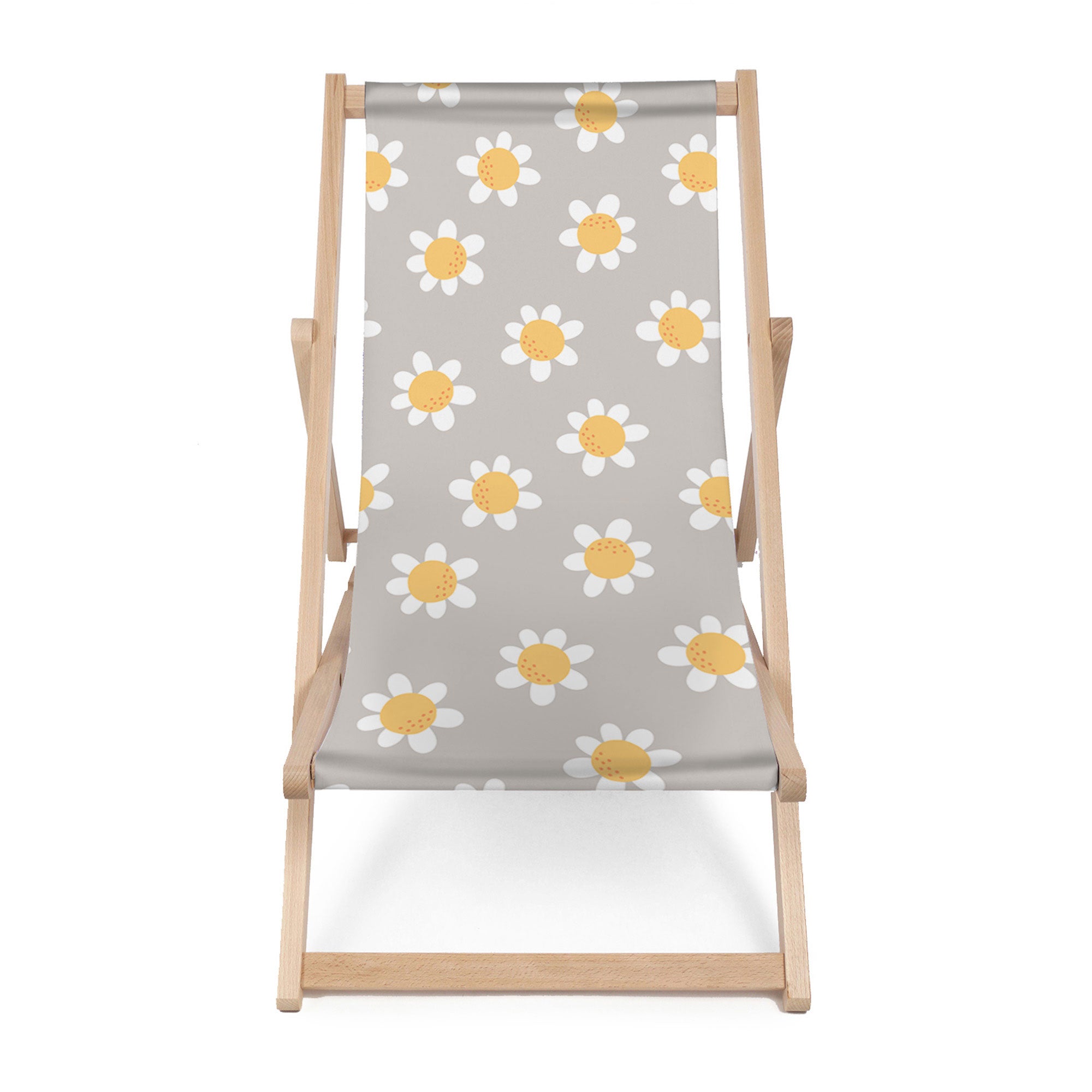 Holzliegestuhl Daisies-M