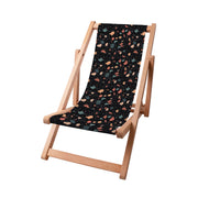 Holzliegestuhl Dark Terrazzo-S