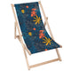 Holzliegestuhl Doodle Exotic-M