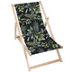 Leżak drewniany Watercolor Elegant Floral-M