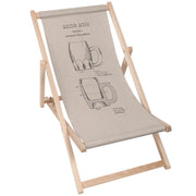 Wooden Deck Chair Beer Mug