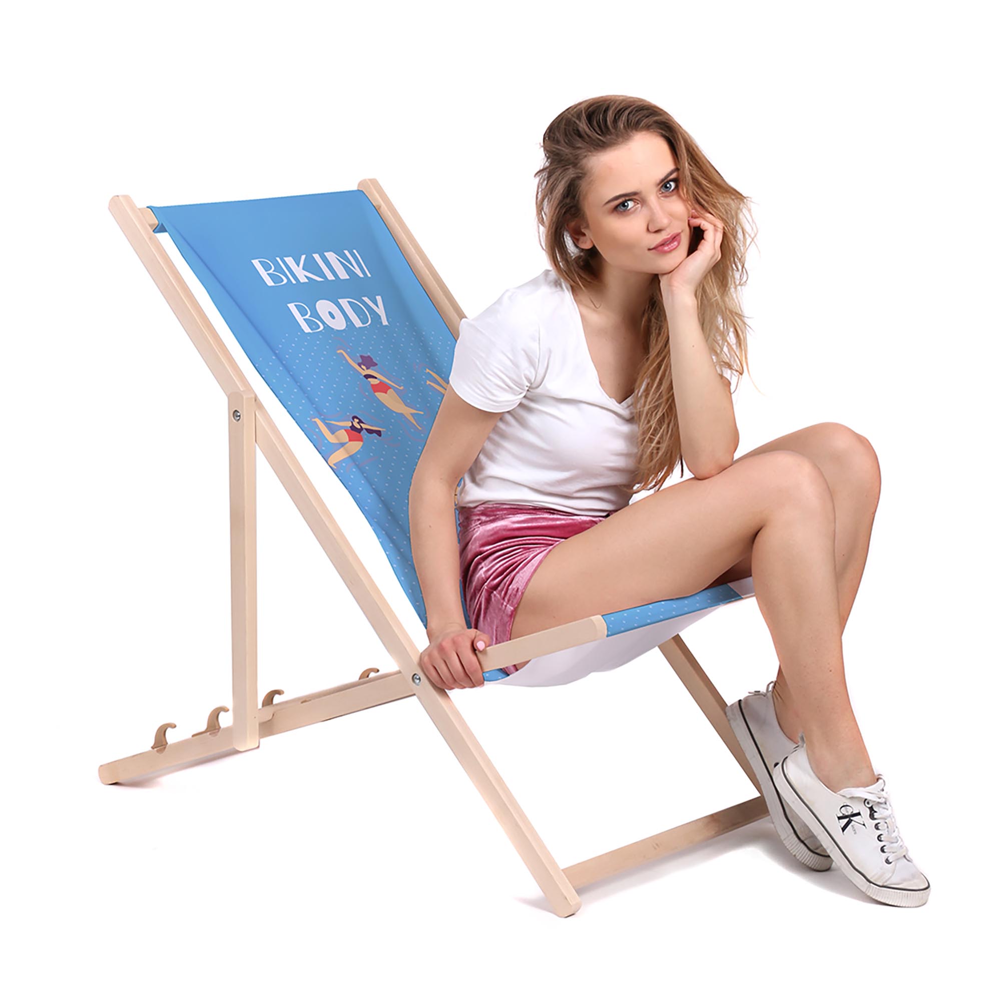 Leżak drewniany Bikini Body
