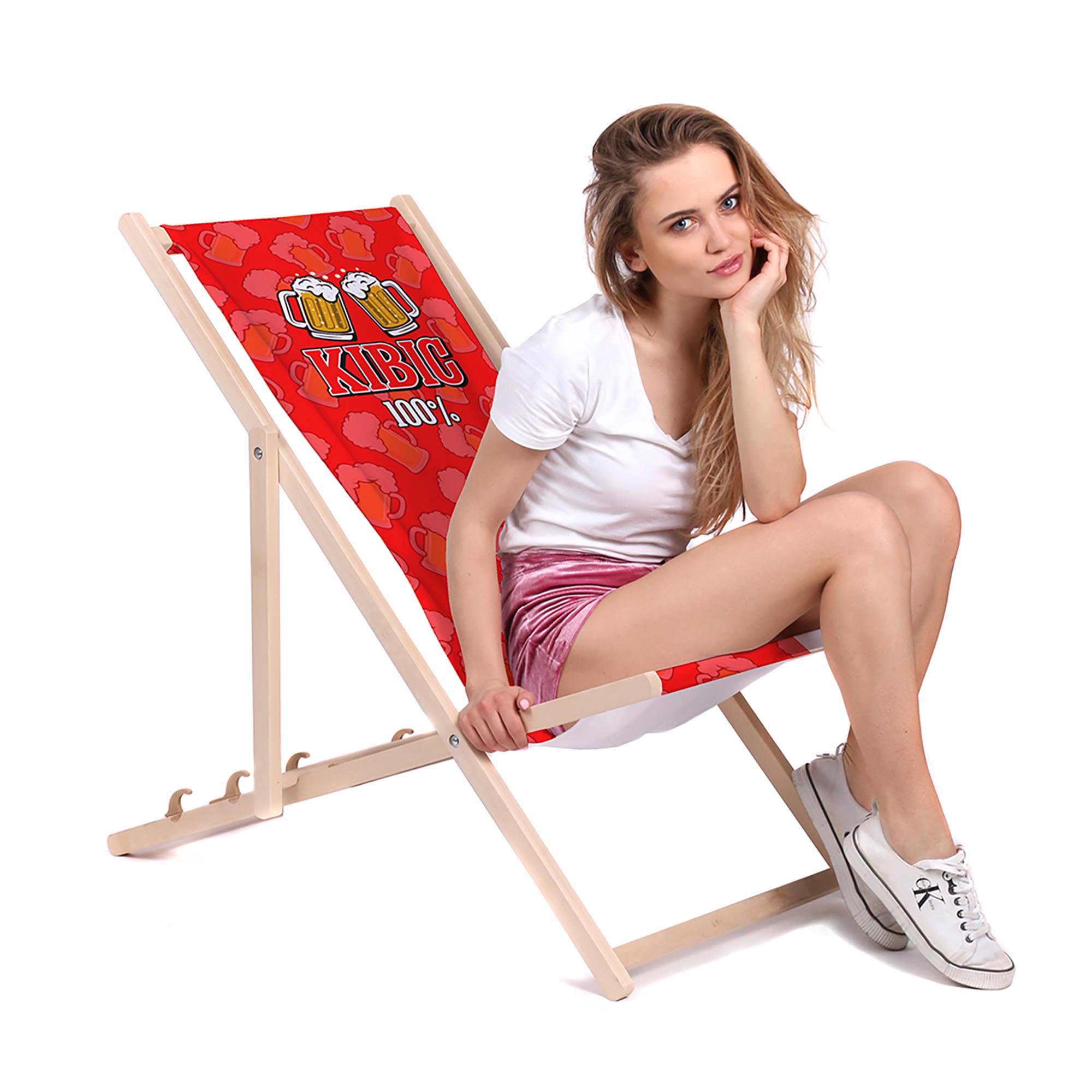 Wooden Deck Chair Fan 100%